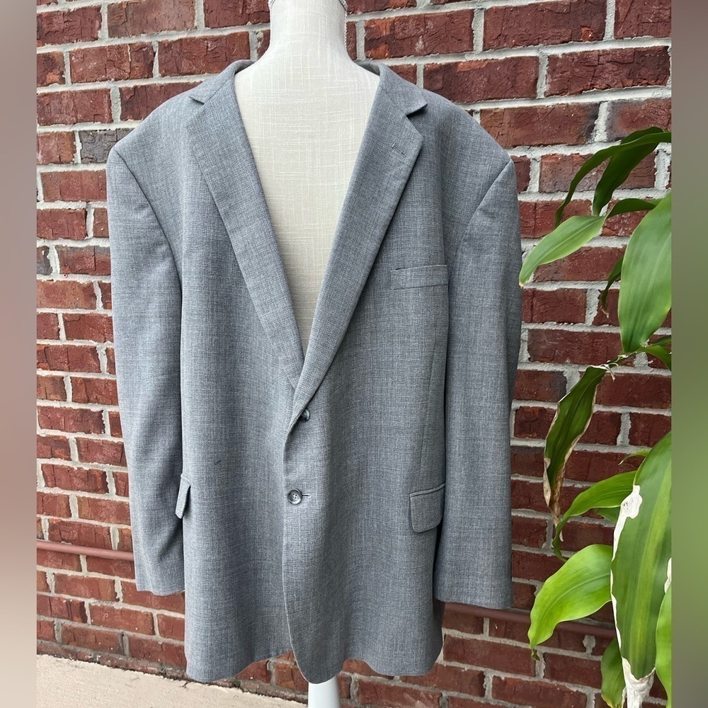 Jos A Bank Traveler Gray Sportcoat- 56R